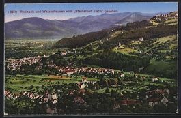 Walzenhausen, Teilansicht und Rheineck v
