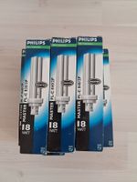 4 X   STECKSOCKEL LAMPE 18 WATT 2 PIN