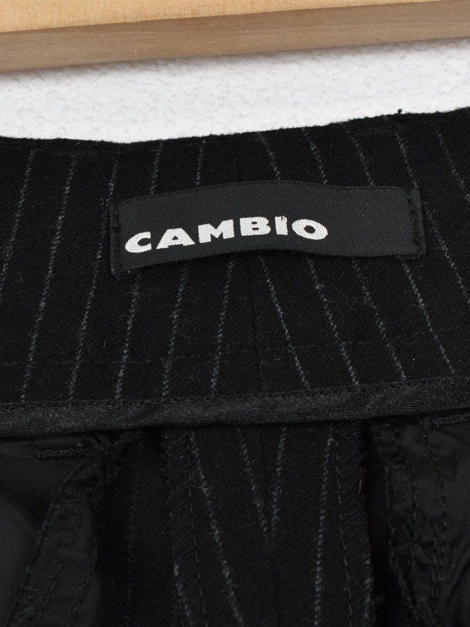 Cambio Pantaloni: Cambio Stoffhose, Gr.34, schwarz gestreift – Usato da Nürensdorf venduto da 2ND_STORY 4