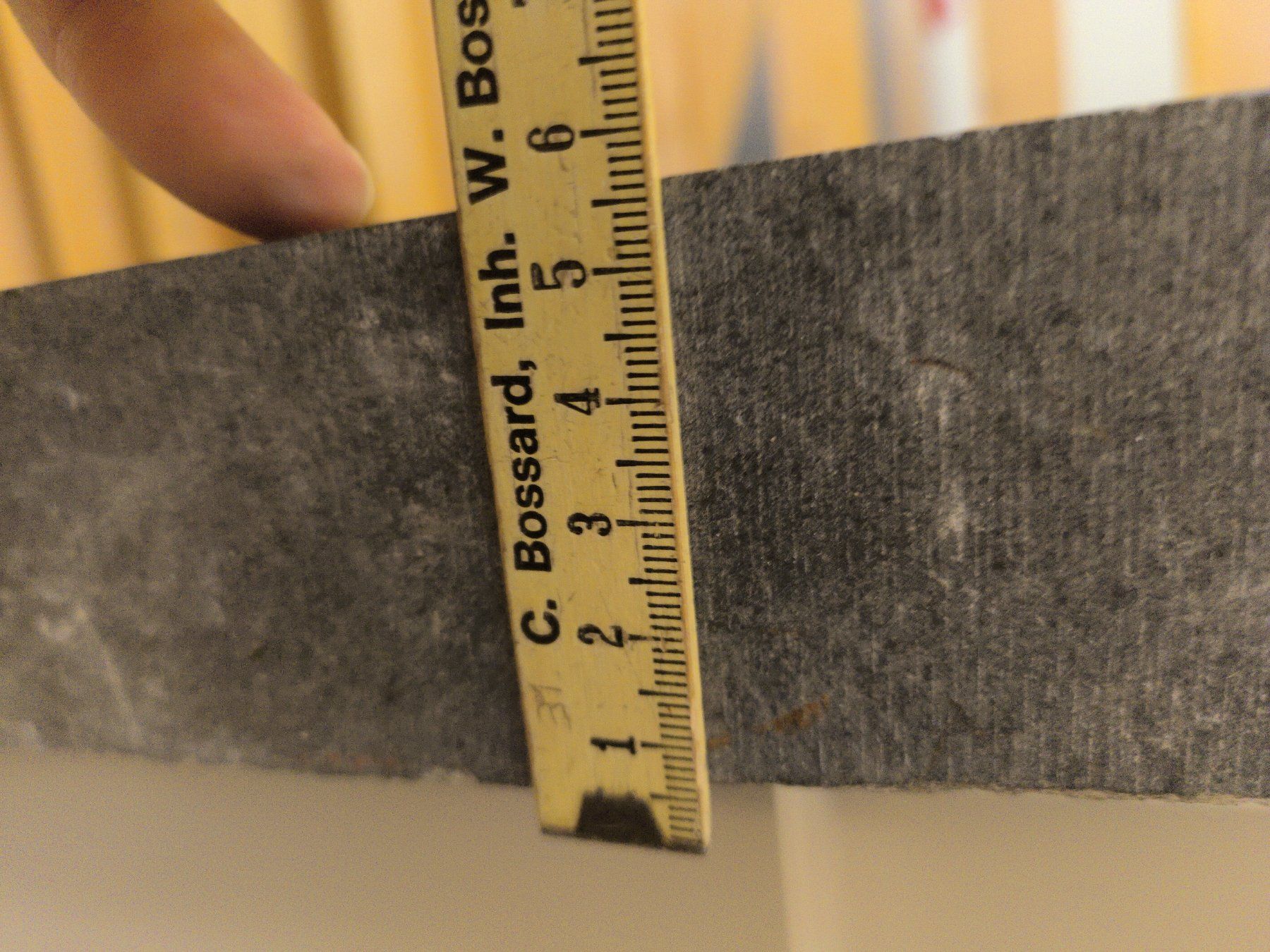 Piatti di portata: 4 Granitplatten, grau, 2-5.5 cm dick, – Usato da Zürich venduto da danihell 1