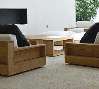 Divani: Sofa Outdoor Lounge Gartensofa Teakholz Gartenmöbel Couch – Nuovo e nell'imballaggio originale da Daisendorf venduto da Wohn-Kult 1