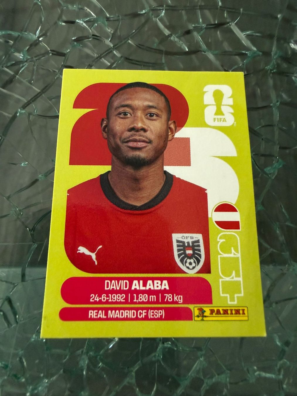 Panini Sammelbilder & Trading cards: WM 2026 - Panini - David Alaba - AUT 4 – Gebraucht aus Pfäffikon ZH von Marcodesi76