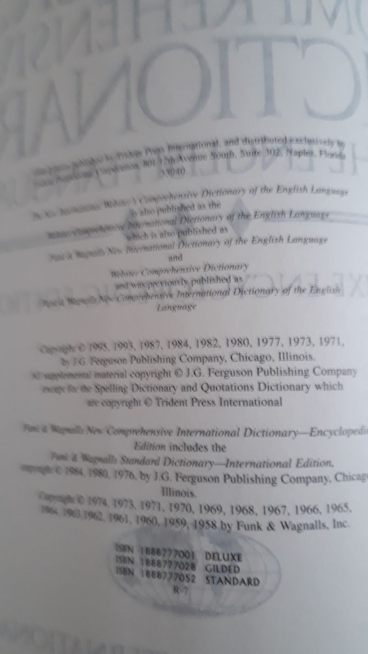 Libri: Webster's Comprehensive Dictionary – Usato da Zürich venduto da wildflower26 5