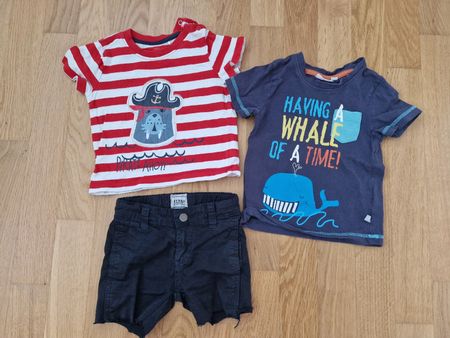 Grösse 86/ Jungen Sommerkleiderpaket/ kurze Hose/ Tshirt