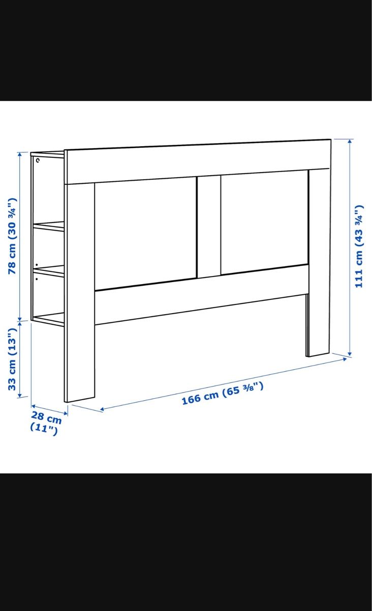 Letti: Ikea Brimnes headboard 160cm – Nuovo (secondo la descrizione) da Kriens venduto da voz_57zg 1