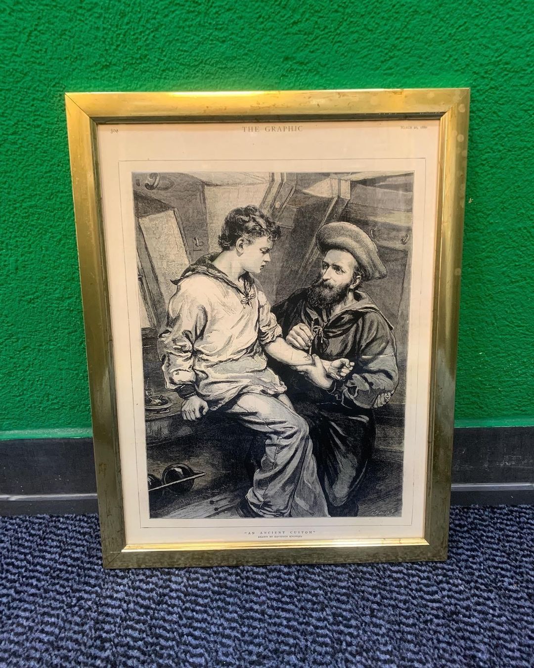 Fotografie & Manifesti: Tattoo "Ancient Tradition“ 1880 – Nuovo (secondo la descrizione) da Obermumpf venduto da davetattoo 1