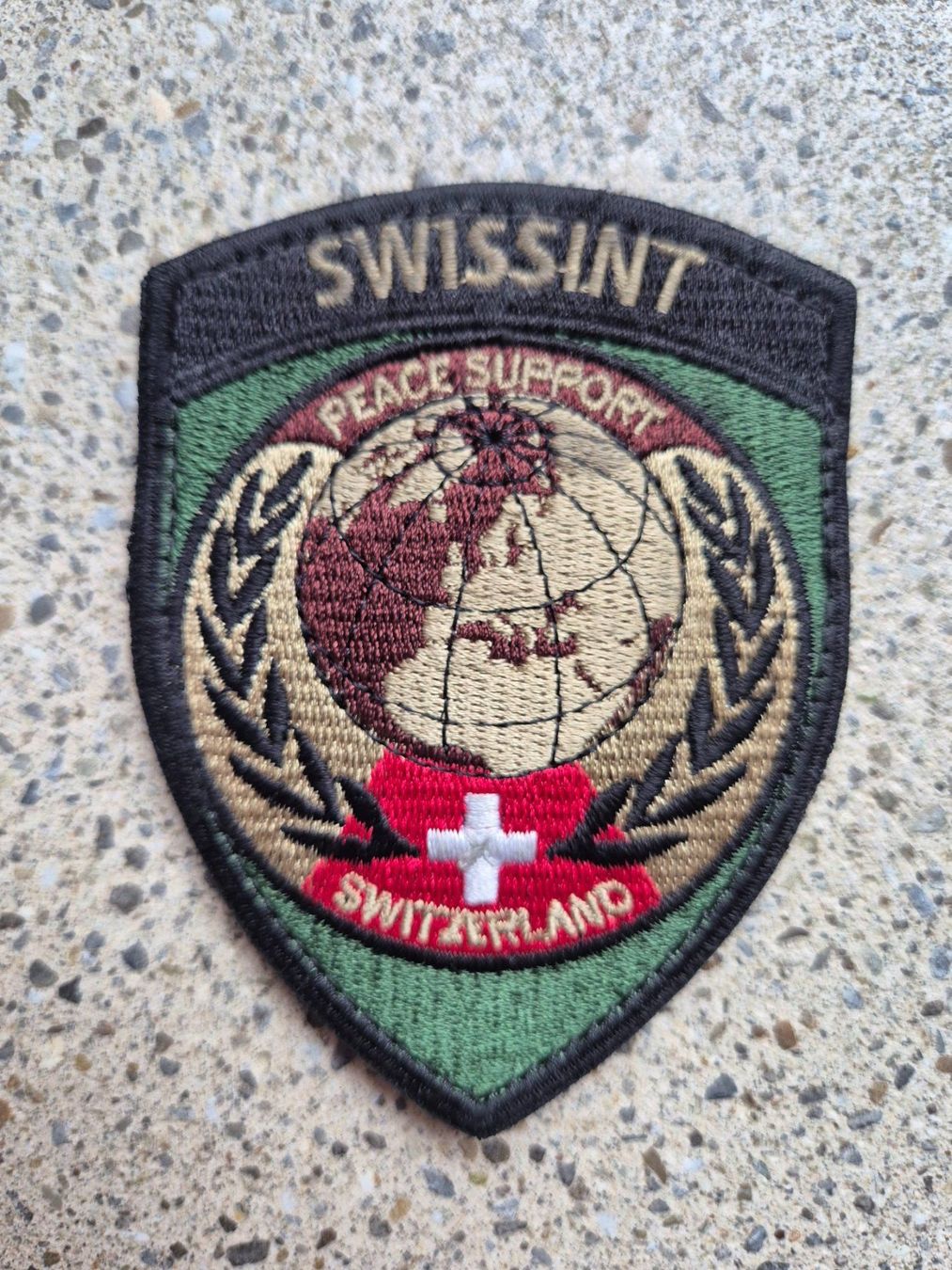 Schweizer Armee Placchette & Badge: *** Badge Swissint mit klett *** – Usato da Riedholz venduto da fr_sIruP