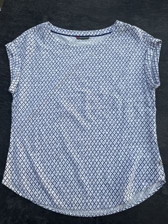 Street One Bluse Amalia Grösse 34 weiss blau 