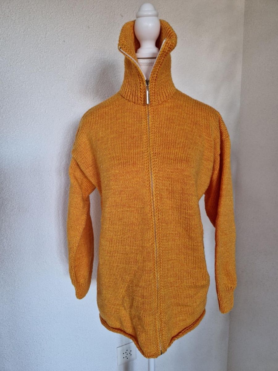 Jacken: Handgestrickte Strickjacke, orange – Neu (gemäss Beschreibung) aus Hittnau von Katzenherz 3