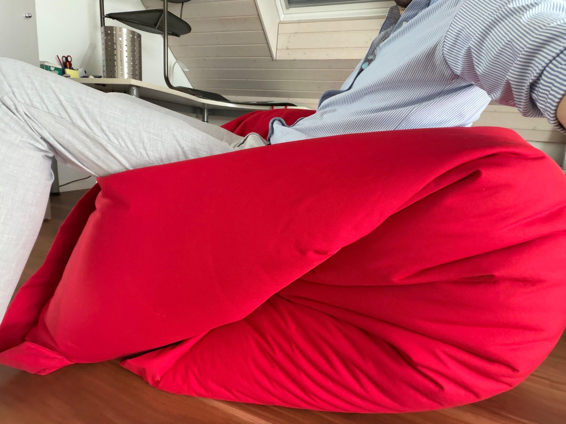 Poltrone: Sitzsack rot 170cm x 130cm – Usato da Lengnau AG venduto da SBOA_ 3