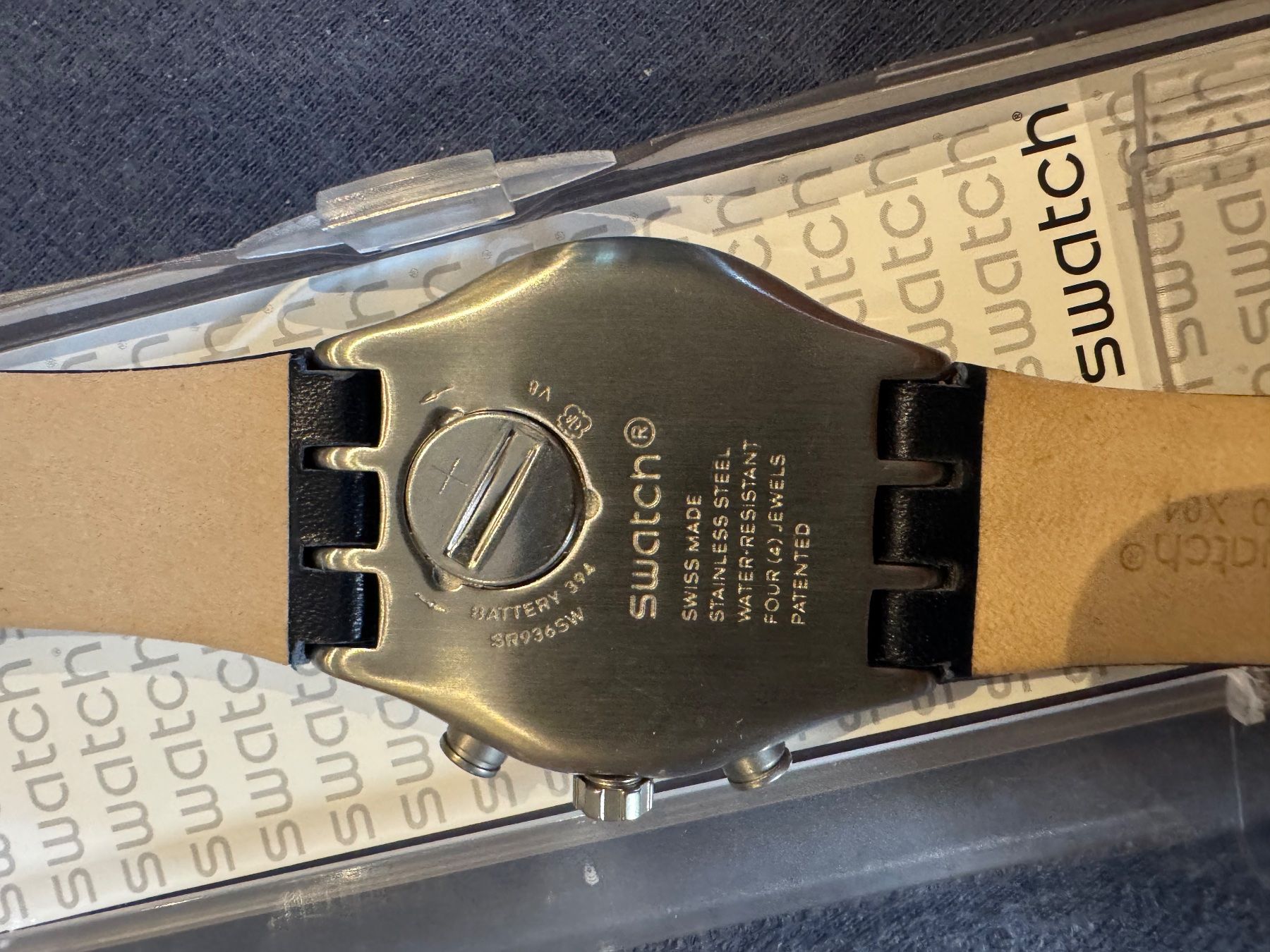 Swatch Orologi: **** SWATCH CHRONO IRONY DARKMEBLUE YVS460 **** – Nuovo e nell'imballaggio originale da Giumaglio venduto da soloemi 1