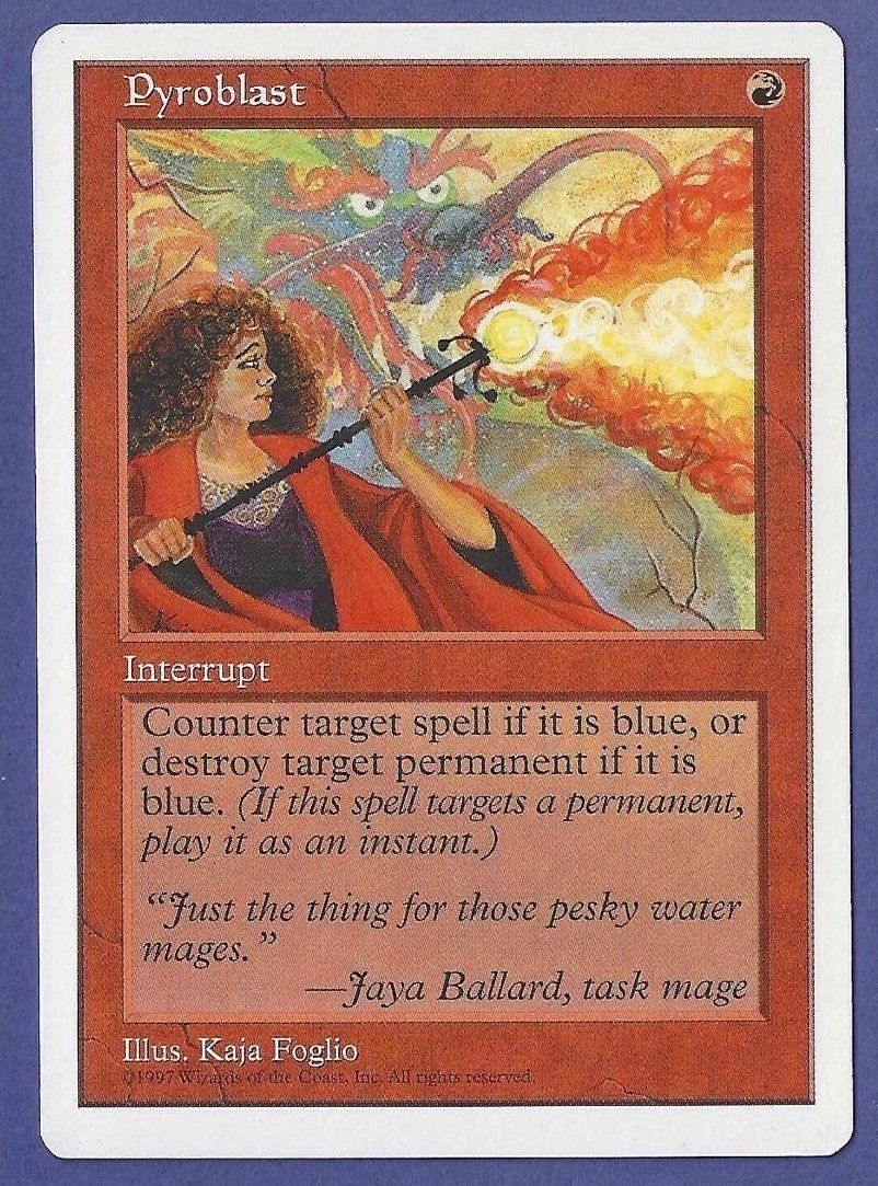 Magic The Gathering Sammelbilder & Trading cards: Pyroblast - 5th Edition - MtG - EN – Gebraucht aus Bolligen von Gurkenfeld