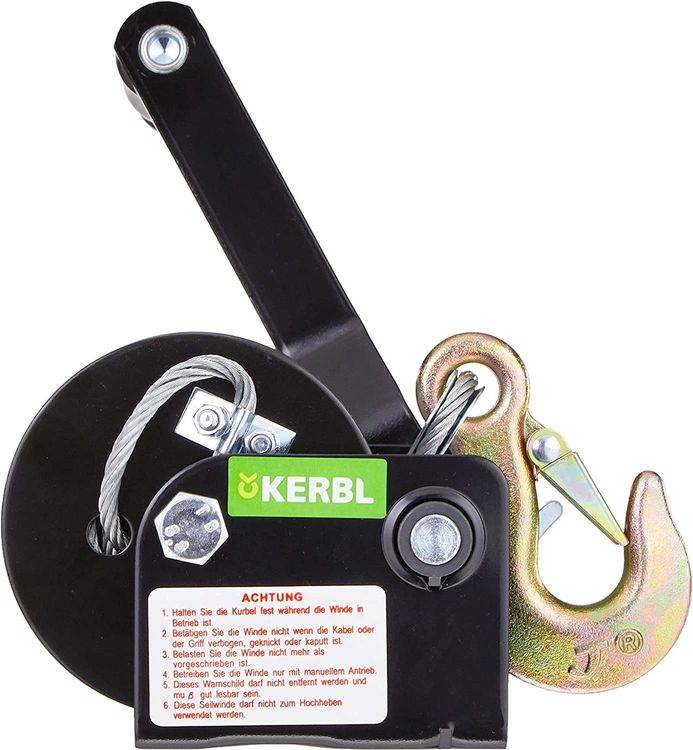 Seilwinde manuel Zuglast 360kg/ Seil 10m (Neu und originalverpackt) in ...