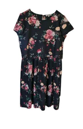 Kleid mit Blumenmuster Gr. 40 / L