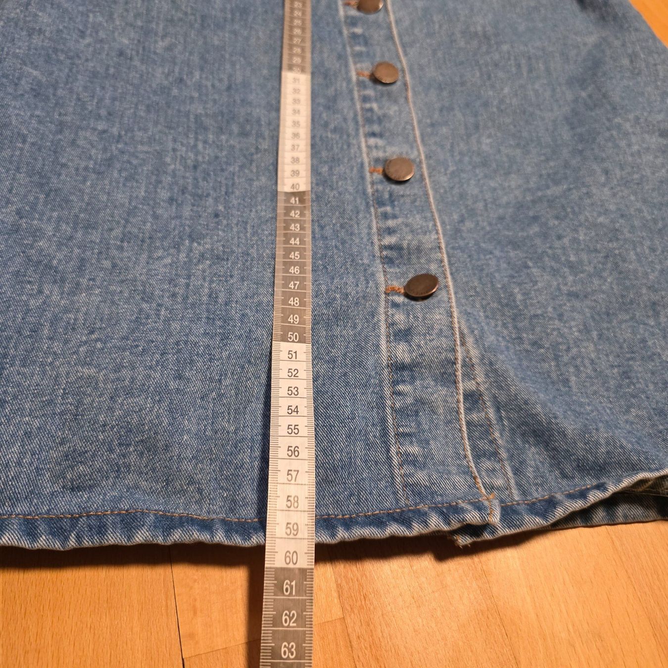 Zara Gonne: ZARA Basic Dept Jeansrock Midi Knopfleiste Denim Gr. M – Usato da Wald ZH venduto da CapLux 5