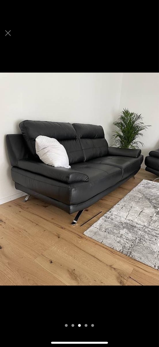 Divani: 3er Echtleder Sofa 2x / Ledersofa – Usato da Dietlikon venduto da AngelinaSt. 1