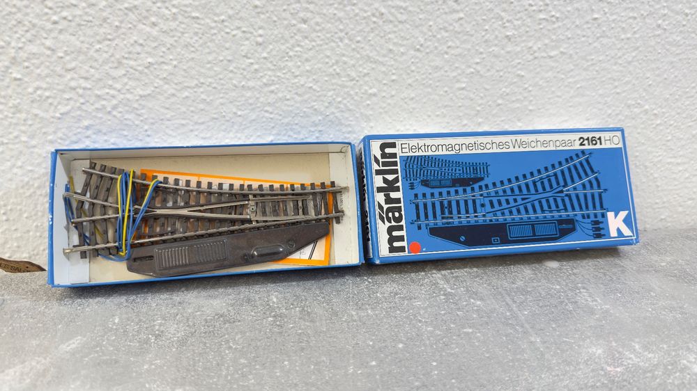 Märklin 2268 H0 Weiche 2er-Set | Bogenweiche Links Für Modellbahn | Wechselstrom