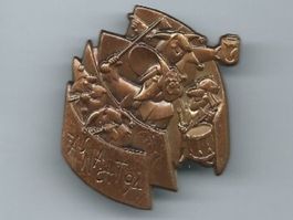 Fasnachtsplakette Basel, "Blaggedde" 1994 (Bronce)