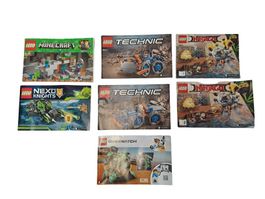 LEGO Kleine Anleitungen (Divers) 7 Stück