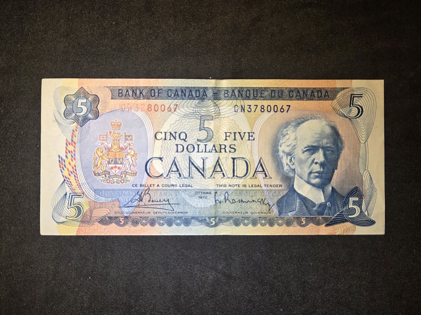 Banconote: 5 Dollars - Kanada - Ottawa 1972 – Usato da Geroldswil venduto da Antica01