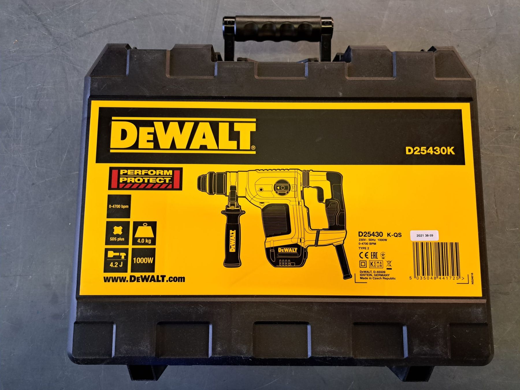 Dewalt Trapani: DeWalt D25430K Spitzhammer - SDS plus, Unbenutzt – Nuovo e nell'imballaggio originale da Ebikon venduto da inf_9pqv 4