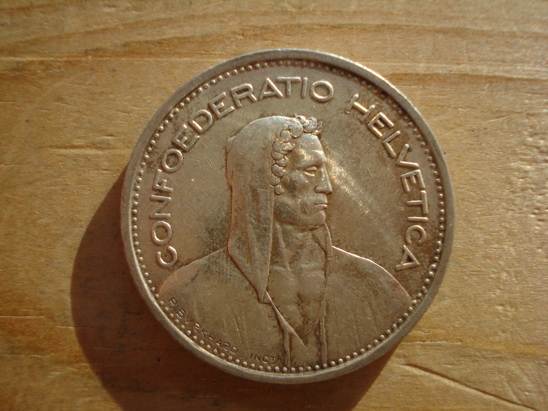 Tutti le monete: (S) 5 Franken 1950 – Usato da Erlach venduto da Net-Coins 1