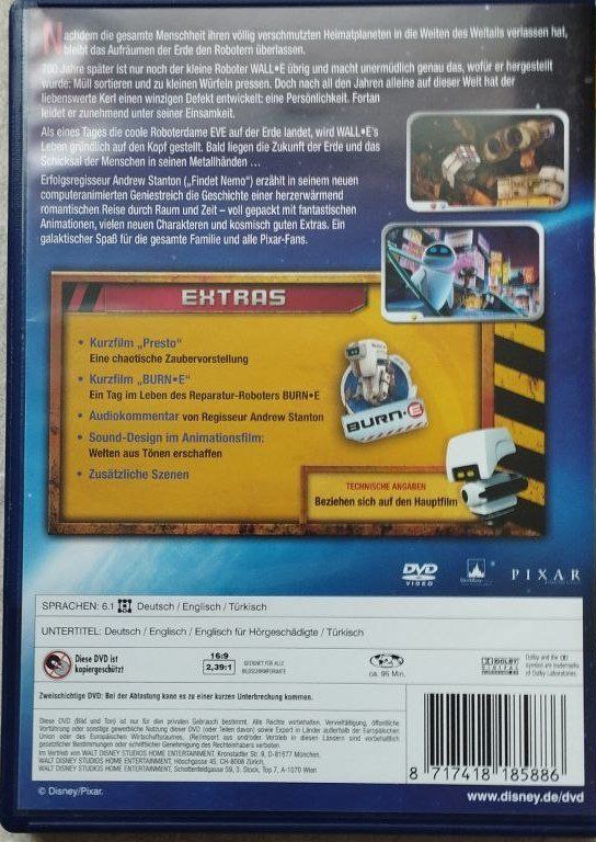 Alle DVDs: Wall E – Neu (gemäss Beschreibung) aus Eglisau von bla_sv7q 1