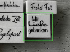 LaBlanche Stempel Spruch 'Mit Liebe gebacken' 1-teilig