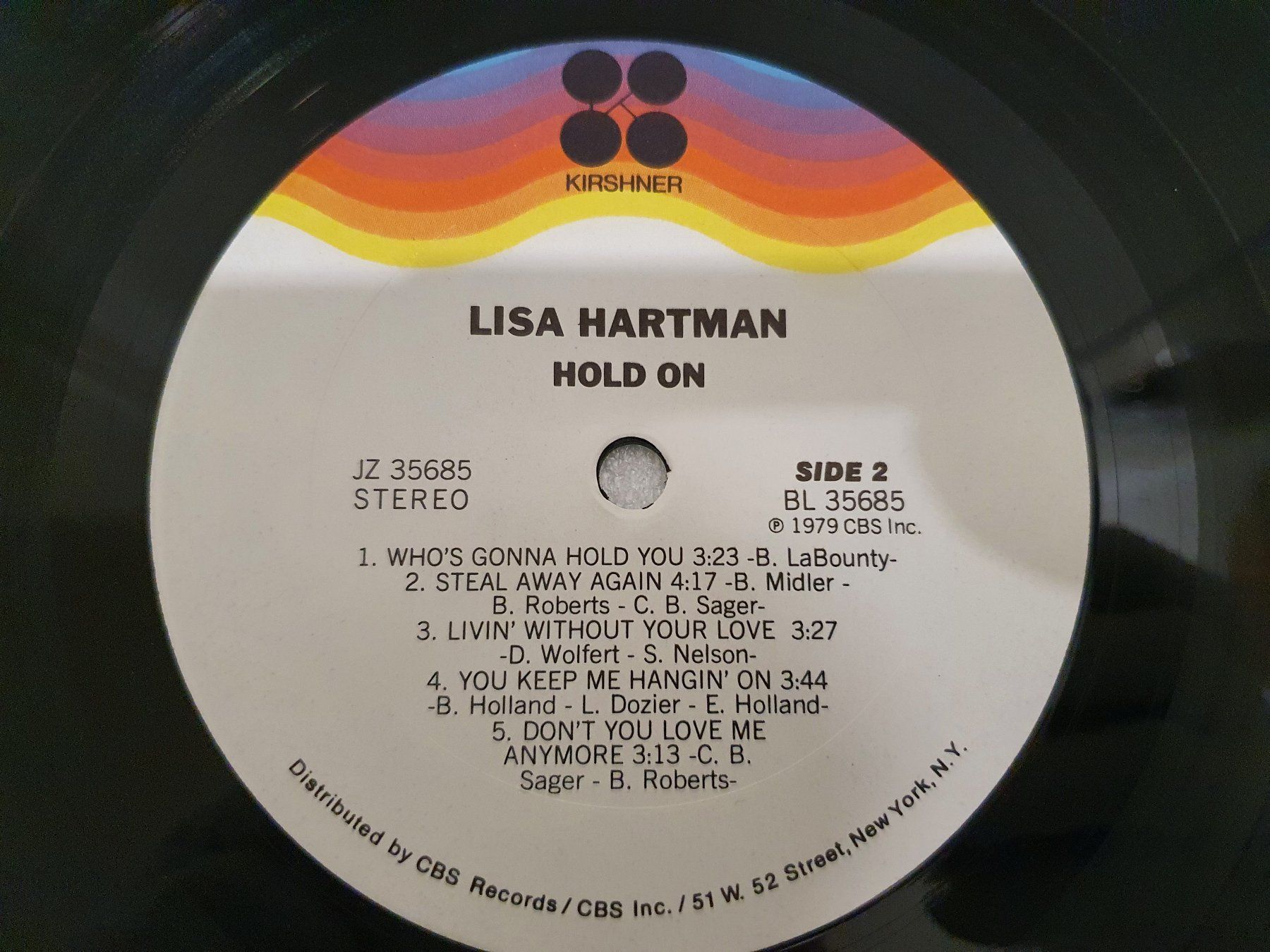 Dischi in vinile: Lisa Hartman – Hold On – Usato da Uster venduto da Vinyl-Leidenschaft 5