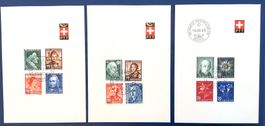 1941-43 / Pro Juventute Sätze auf PTT Bögli