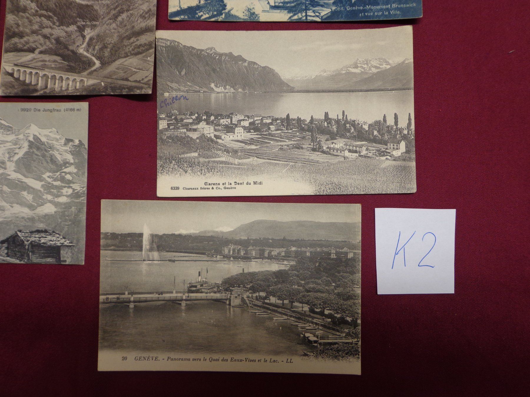Cartoline postali: Antike Postkarten Ansichtskarten Schweiz Sammlung 10 Stück – Usato da Andeer venduto da Baerenburger 4