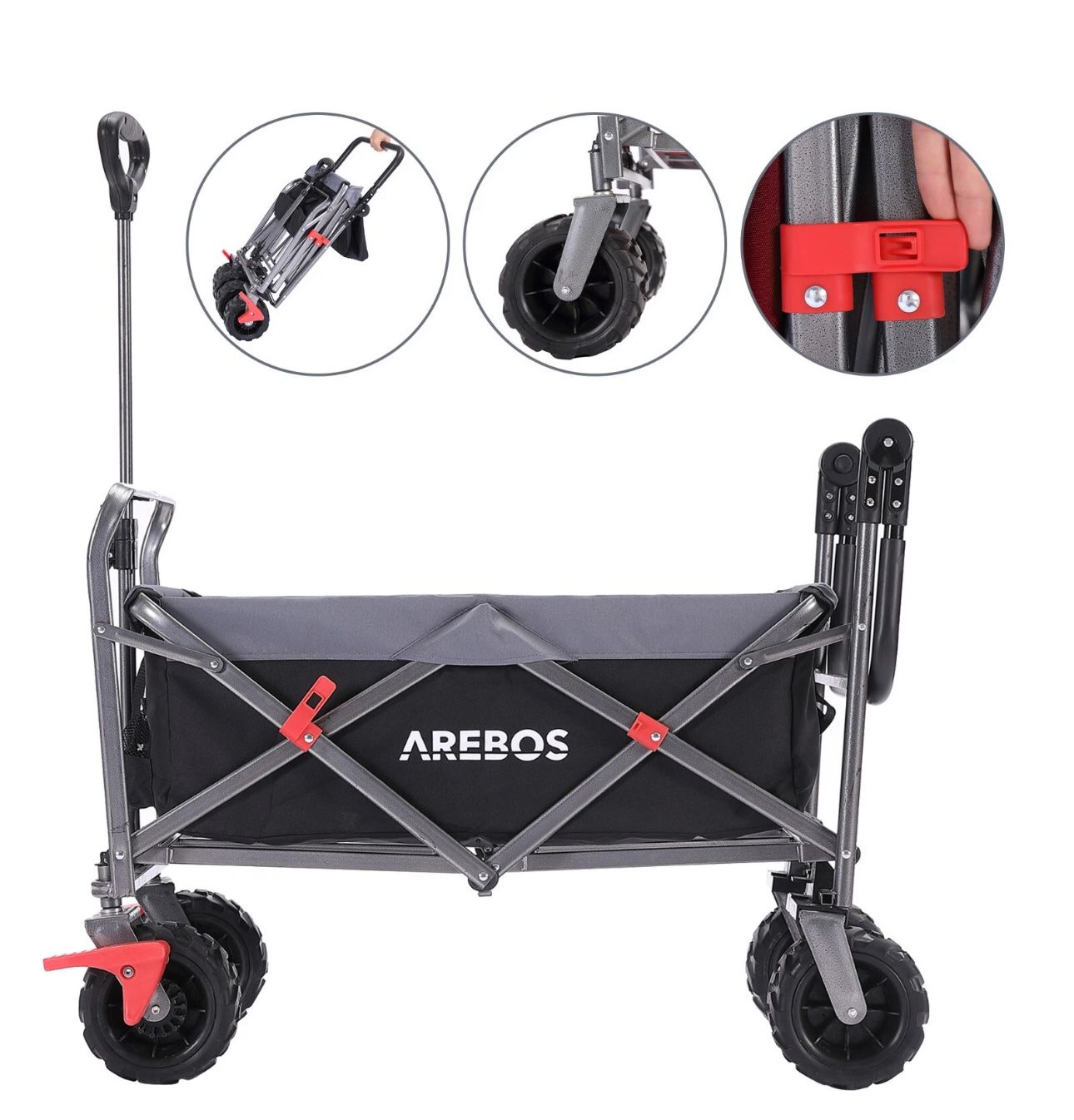 Carriole: Stabile Bollerwagen ohne Dach – Nuovo e nell'imballaggio originale da Amriswil venduto da JaJa-Express 7