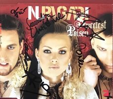 Nu Pagadi Autogramm signiert CD-Cover 12x12cm