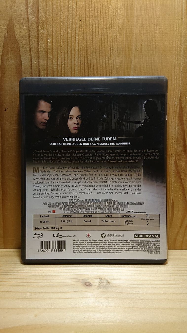 Tutti i DVDs: ROSEWOOD LANE Blu-Ray – Usato da Wilderswil venduto da Exebub 1