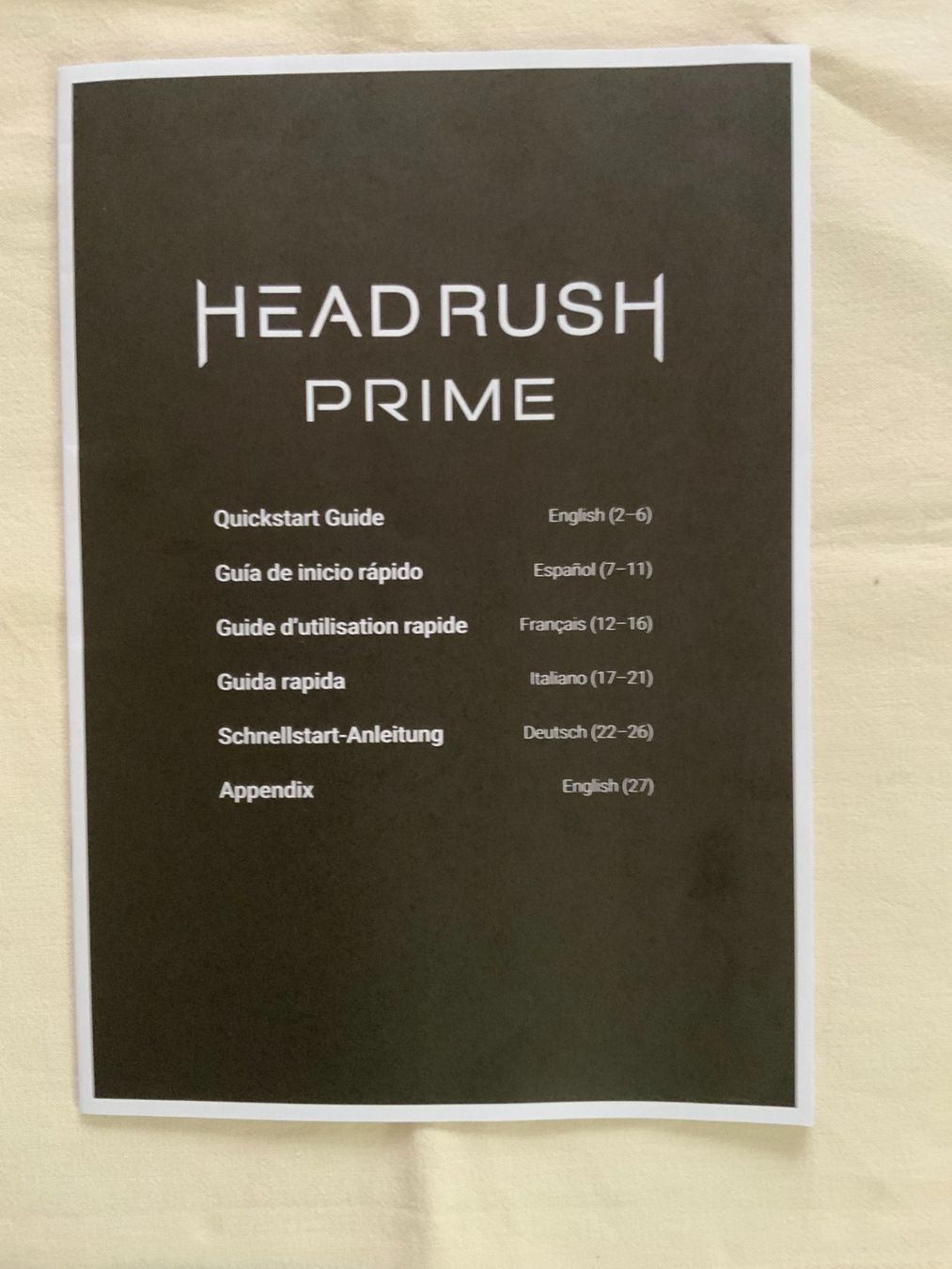 Musikinstrumente: Multieffekt für E-Gitarre Headrush Prime – Gebraucht aus Goldau von larson5118 3