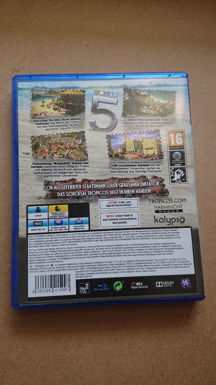 Giochi: Tropico 5 PS4 Day One Edition - – Usato da Chur venduto da FreakofRarity 1