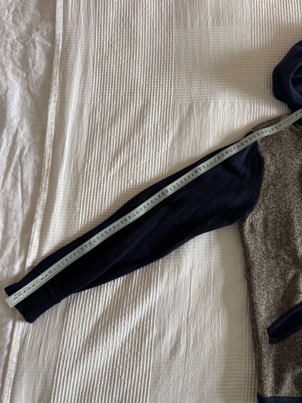 Armani Giacche: Armani Jeans gestrickte Jacke Grösse M – Usato da Trélex venduto da stripedthrift 7