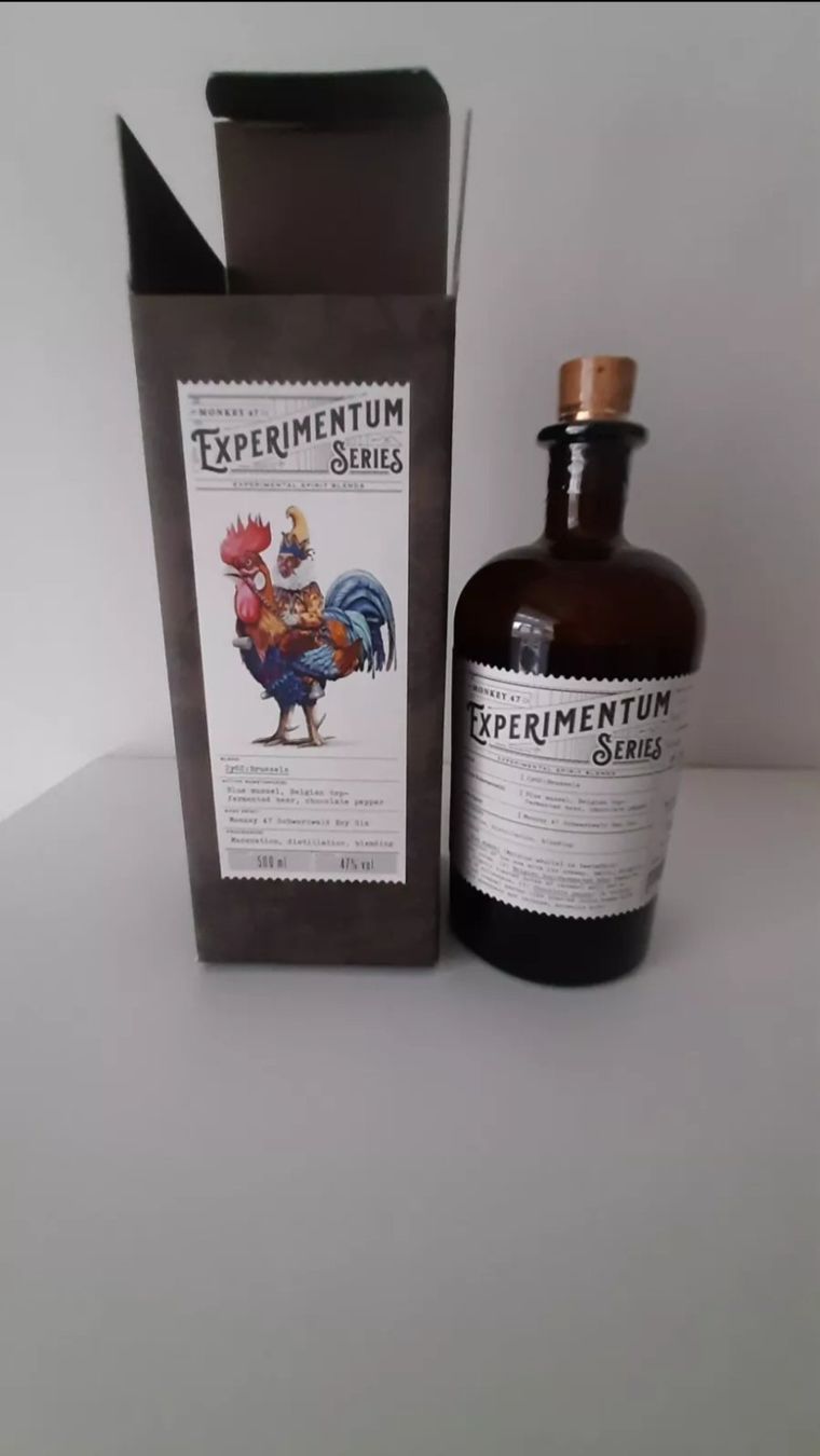Monkey 47 Bevande alcoliche: Monkey 47 Gin Experimentum Series 2y02: Brussels #247/500 – Nuovo e nell'imballaggio originale da Bünzen venduto da hangloose74 1