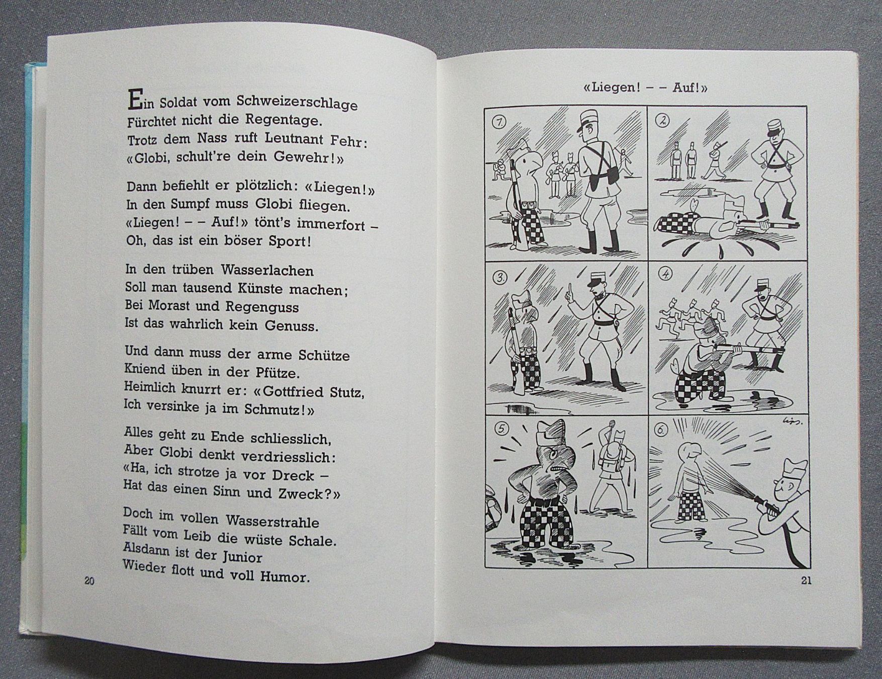 Bücher: Globi wird Soldat - 8.Auflage 1983 – Gebraucht aus Auenstein von Padabimbim 4