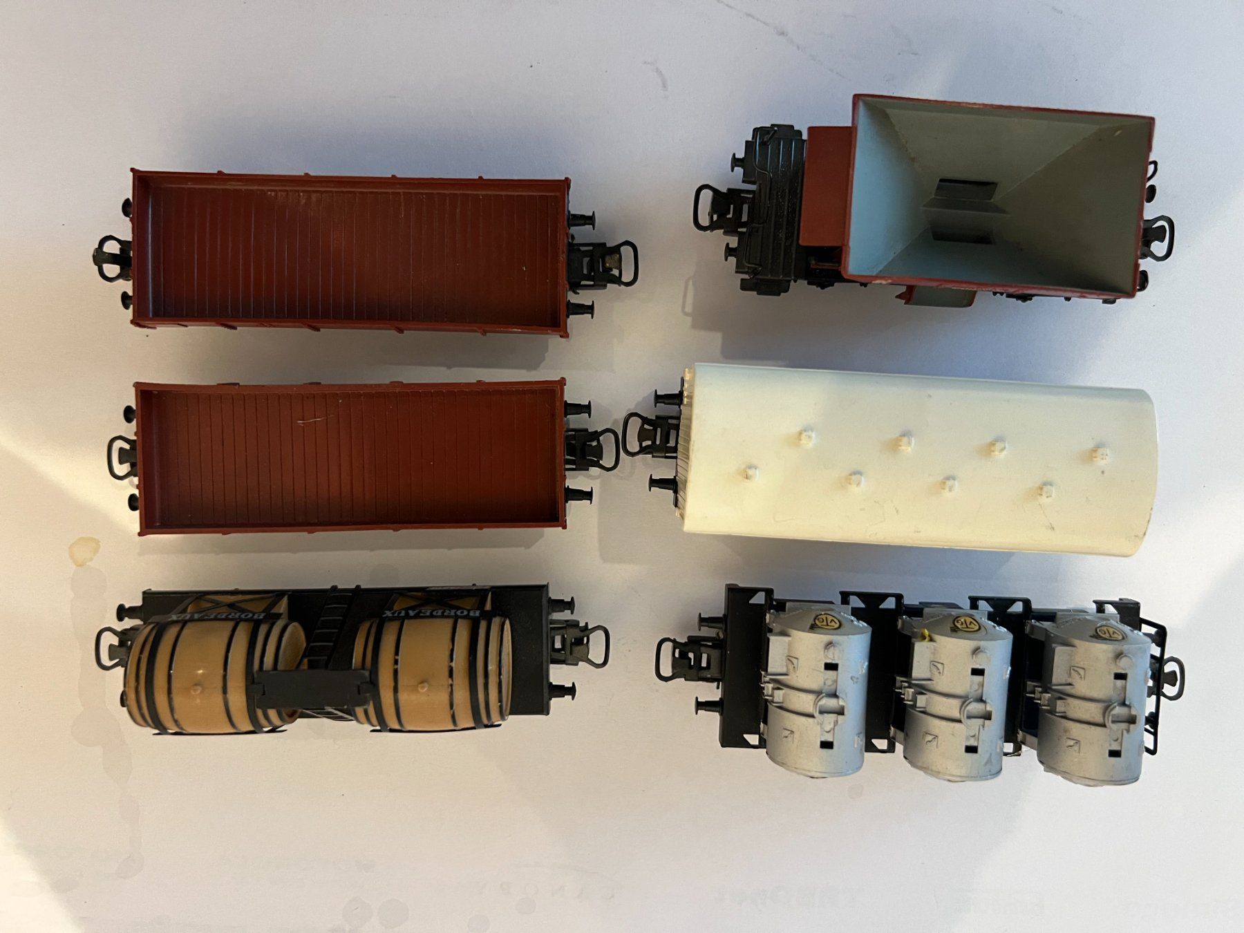 Märklin H0, 6 Gütewagen ältere Ausführung mit Feder (Gebraucht) in ...