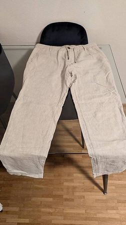 Leinenhose C&A leicht grösse W34 L32 Sommerhose frisch