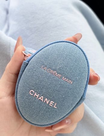Chanel La Creme Main Etui Denim