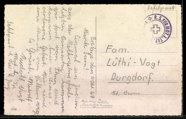 Cartes postales: AK Thun, Dufour-Kaserne – D'occasion à Berlin par bartko-reher 1