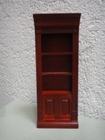 Puppenhausmöbel, Bücherregal mahagony