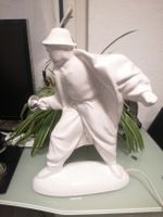 Porzellan Figur Lampe Nachtwächter Mann 41cm hoch