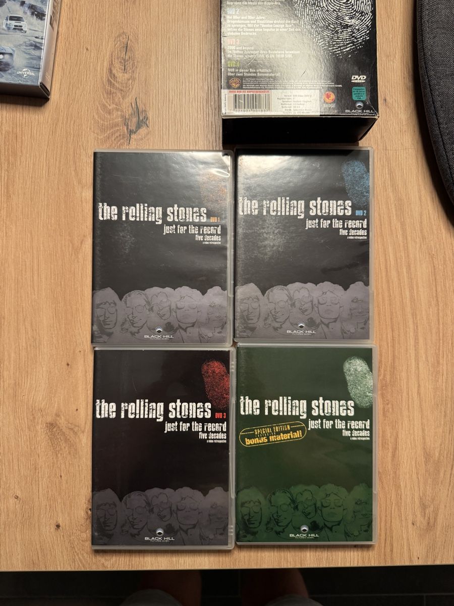 Tutti i DVDs: The Rolling Stones Just For The Record Box Set DVD – Usato da Biberist venduto da etesummer 3