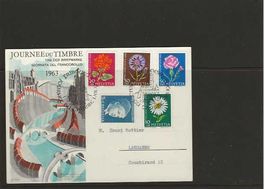 carte journée du timbre 1963