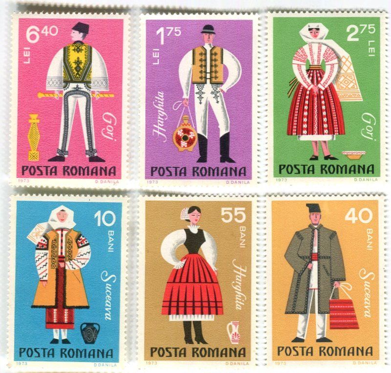 Tous les timbres: Briefmarken "Tracht". Rumänien – Neuf avec emballage d'origine à Basel par Butsch5