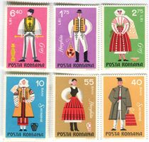 Briefmarken "Tracht". Rumänien