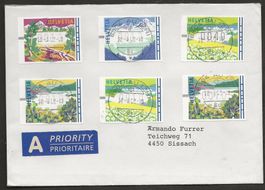 Brief Schweiz 2000 Automatenmarken